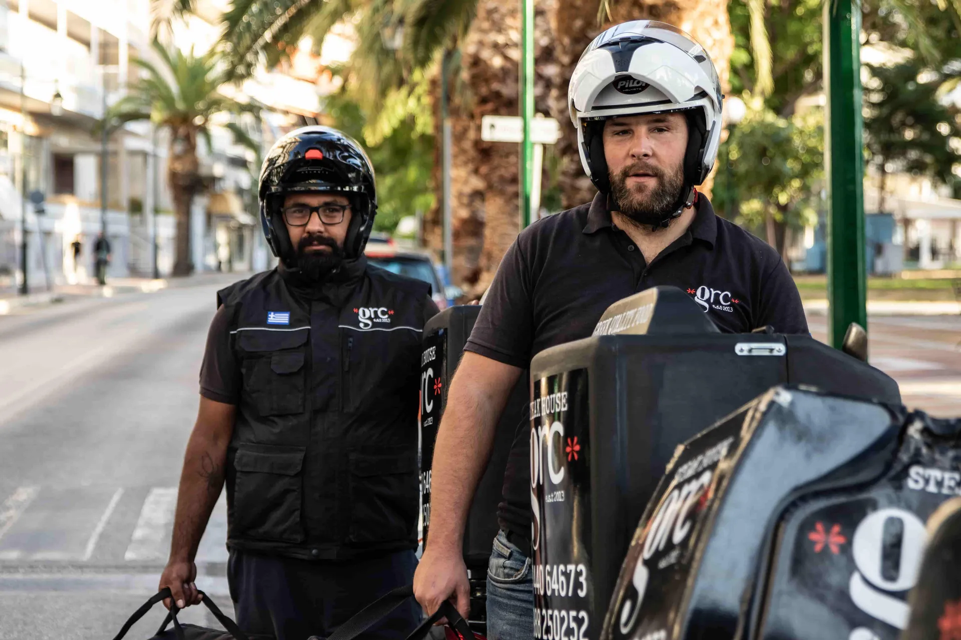 Grc Greece delivery riders