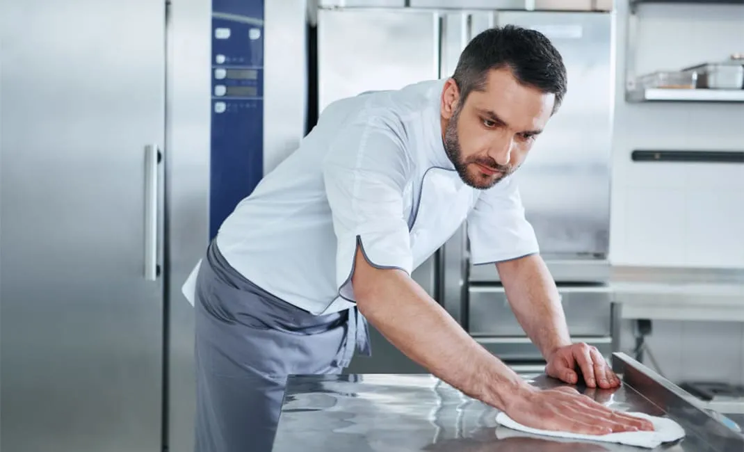 Cleaning a Grc Greece store